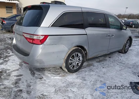 2012 Honda Odyssey Ex-L из США, поврежденный, VIN 5FNRL5H61CB051033